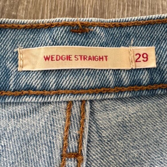 Levi's Premium Wedgie Straight Fit Women's Jeans | Low Stretch | 29 x 30 - Picture 9 of 16